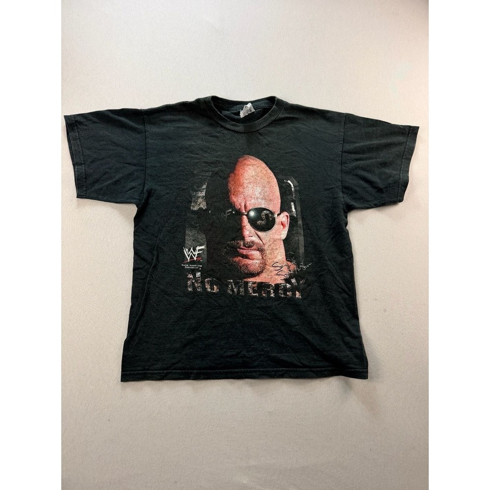 Vintage 1999 WWF Stone Cold Steve Austin No Mercy Graphic T-Shirt XL